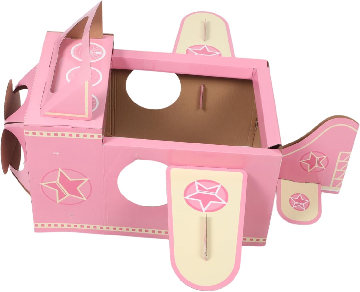 Toddlers Airplane Costume Cardboard Toy Design Boys and Girls Airplane Pretend Play Safe for Boys and Girls Creative Imaginations Stimulated
