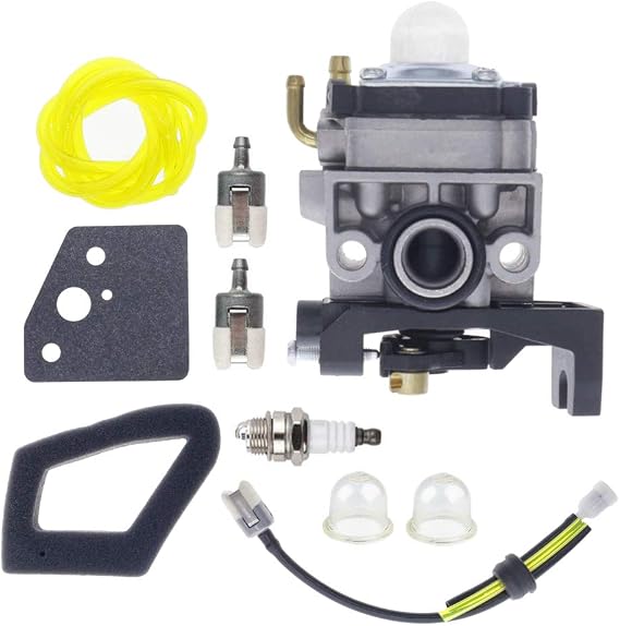 Cnfaner 16100-Z0Z-815 Carburetor for Honda GX35 GX35NT HHT35S Trimmer Brushcutters FG110 FG110K1 HHT25S 4 Cycle Engine with 17211-Z0Z-000 Air Filter Gaskets Kit