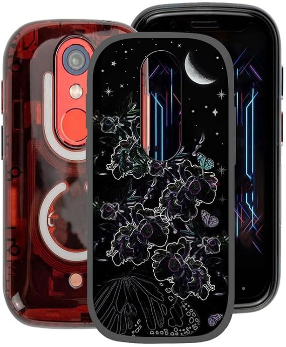 for Unihertz Jelly Star Case, Black Shockproof Bumper Sleeves, 360 Drop Antiscratch Protection Cover Ultra-Thin Soft Silicone Phone Case for Unihertz Jelly Star (3.00") - XT29