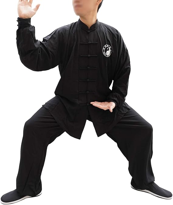 Tai Chi Uniform Kung Fu Clothing Cotton Martial Art Suit, Long Sleeve, Chinese Traditional Uniforms Men Women