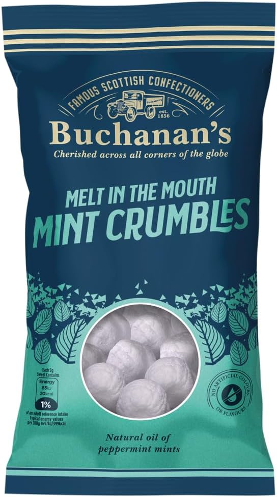 Buchanan's Melt in the Mouth Mint Crumbles 140g x 1