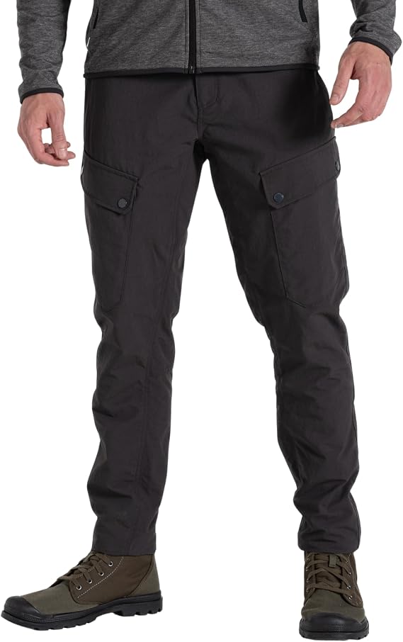 Craghoppers Men's Insect Shield Adventure Pant III | Insect Protection for Outdoor Activity and Hiking, Black Pepper, 42 x 29