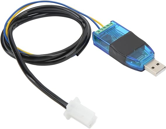 Programmable USB Data Cable for Electric Bike VOTOL Controller, Compatible with EM 150/2 200/2 260/2, Baud Rate 115200, for Controller Programming and Motor Performance Upgrade