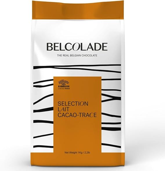 Belcolade Cacao Trace - Milk chocolate (34%) buttons - 1kg