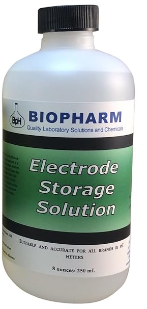 Biopharm pH/ORP Electrode Storage Solution, 250 mL. KCl-Based Formula