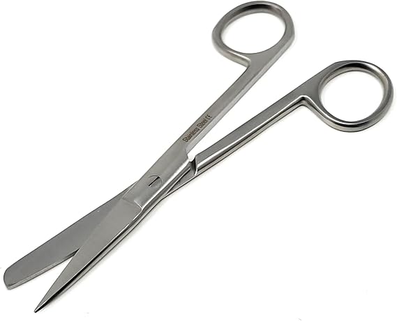 HIGH Grade PACIFATED Stainless Steel Dissecting Operating Scissors 5.5" Sharp Blunt Straight (HTI BRAND)