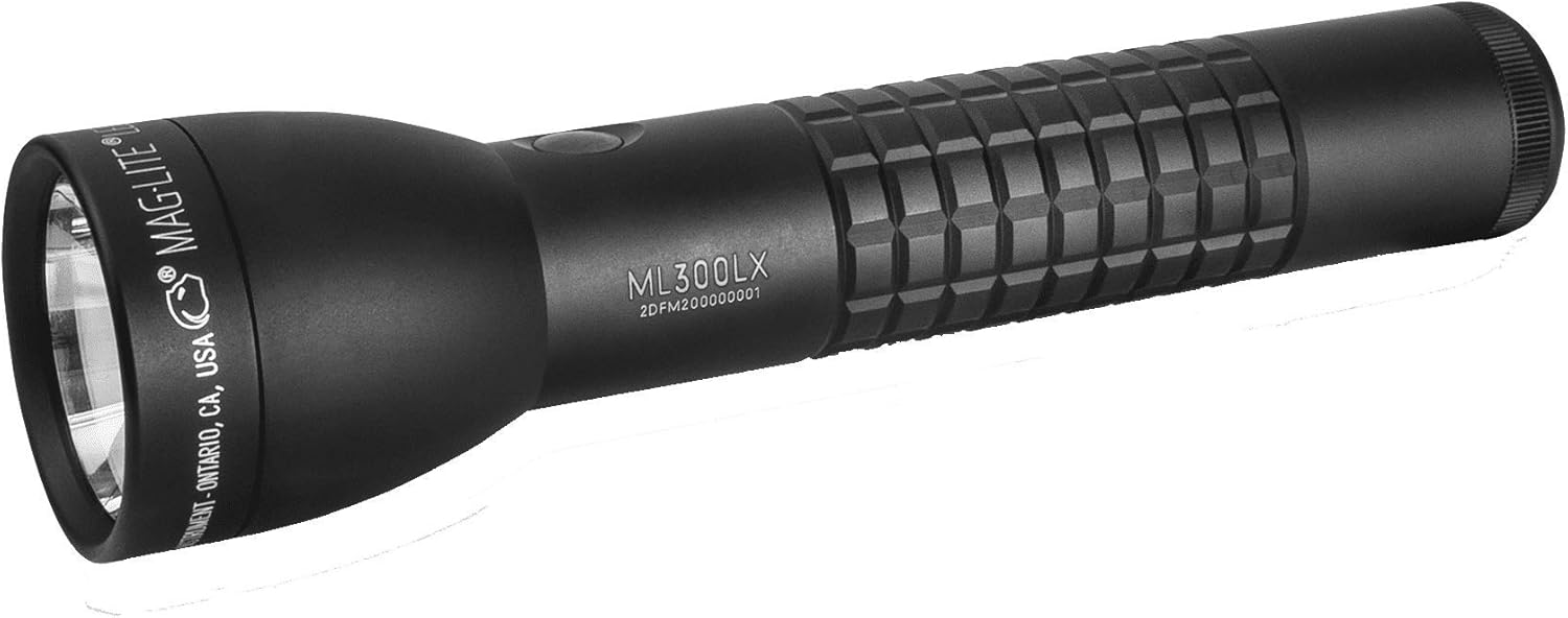 Maglite ML300LX 2D Cell, Aluminium, Black [Energy Class A] [Energy Class C]