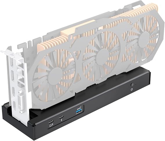 TREBLEET 80Gbps eGPU Enclosure, Compatible with Thunderbolt 5 & USB4, External GPU Dock with JHL9480 Controller, Supports PD 140W Charging, Daisy Chain, DC/SFX/ATX Power Support, for Windows & Mac