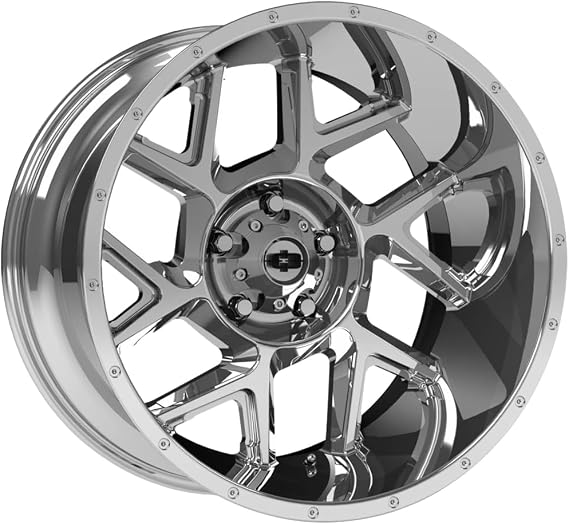 Vision 360 Sliver 20x12 5x5" -51mm Chrome Wheel Rim 20" Inch