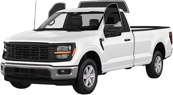 Precut Window Tint Film for Ford F150 Regular 2021-2025 All Side+Rear Windshield 5% VLT 2Ply Anti-Shatter, UV Block, Privacy Protection, Easy Install, No Trimming Needed,Heat & Glare Reduction