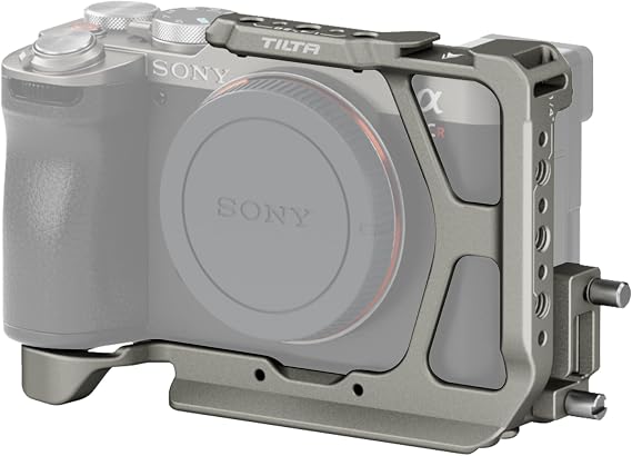 Tilta Half Camera Cage for Sony a7C II / a7C R with HDMI Cable Clamp - Titanium Gray
