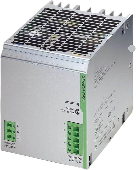Power Supply, Power Supply TRIO-PS/1AC/24DC/20-2866381 for Industrial Automation, Energy Management etc