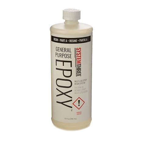 System Three 0100A16 General Purpose Epoxy Resin, 1 Qt Can