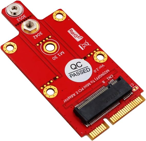 M.2 (NGFF) Key B to Mini PCI-E Adapter for 3G/4G/5G Module