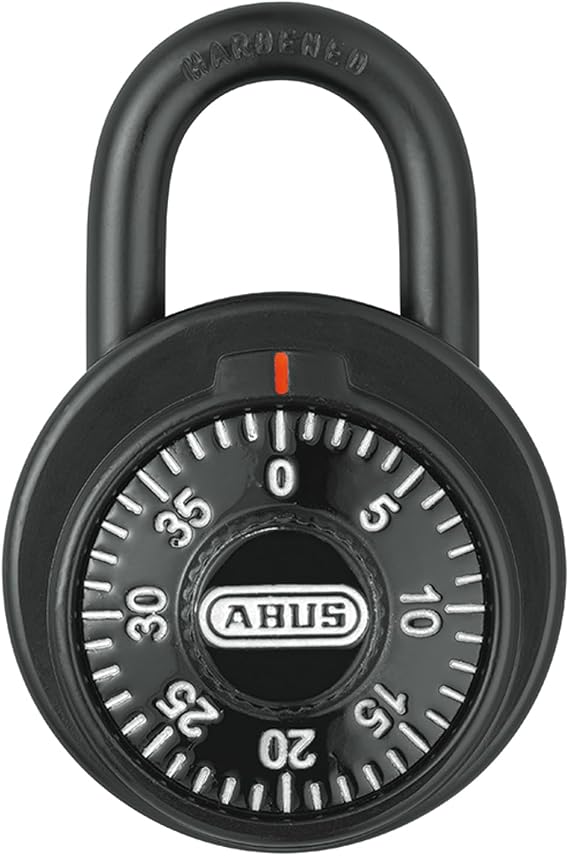ABUS 78/50 KC 2-Inch Locker Dial Combination Padlock, Black