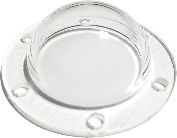 Acrylic Dome/Plastic Hemisphere - Clear (1" with Holes)