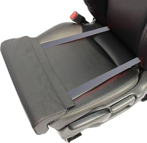 Extended Seat Cushions,Car Seat Modification Leg Support,Thigh Support Extension Leg Cushion Used in Cars Buses Trains Offices Homes Leg Rest Cushions,Black