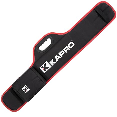 Kapro - CASE-24 Carrying Case - Storage Bag for Levels - Durable Nylon Carry Case - With Plastic Handle and Zippered Accessory Pouch - Fits 24 Levels