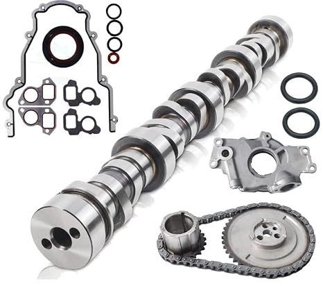 Sloppy Mechanics Stage 2 Camshaft with Oil Pump & Timing Kit | Compatible with Chevrolet LS 4.8 5.3 5.7 6.0 6.2 LS1 LS2 LS7 LQ4 LQ9 | Aggressive Profile | Lopey Idle | Tons of Power