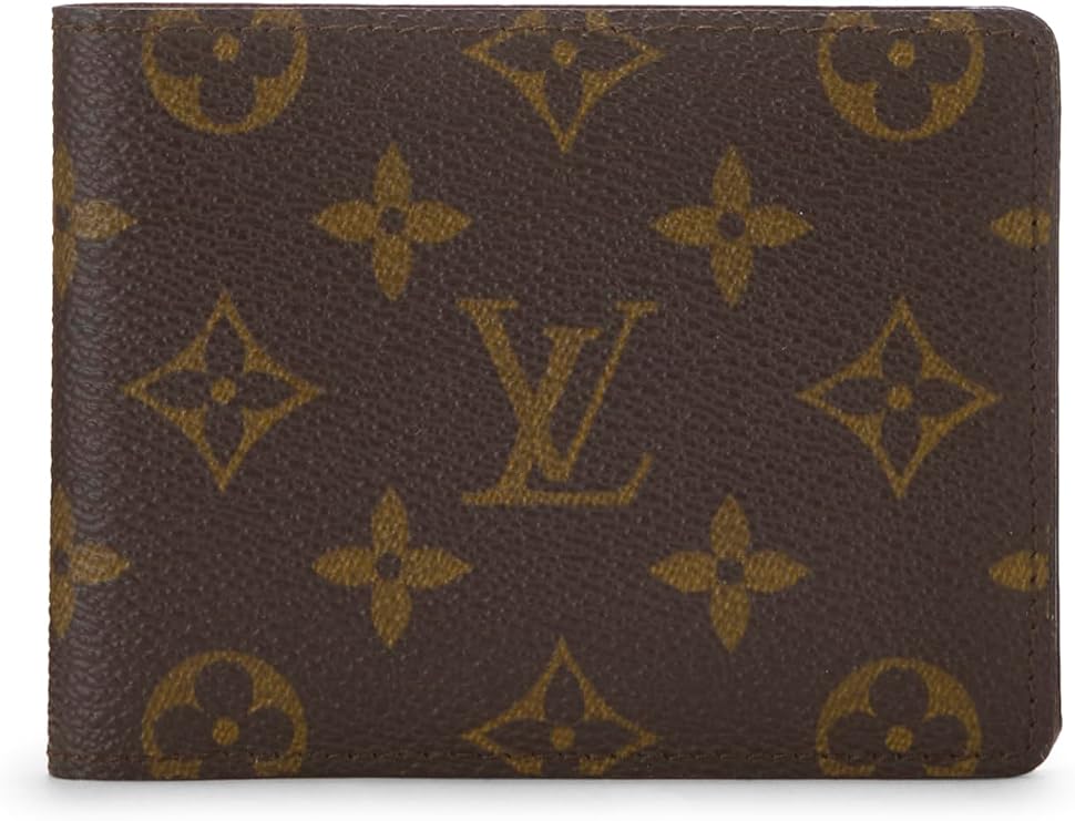 Pre-loved Monogram Canvas Multiple Wallet, Brown
