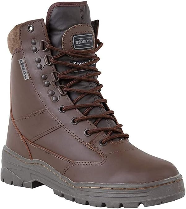 Kombat UK Men's All Leather Patrol Boots