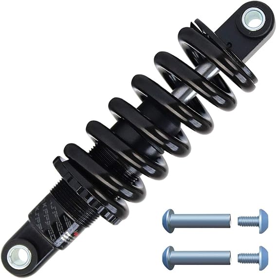 Mountain Bike Rear Shock Absorber 165mm Soft Tail Adjustable Spring Suspension (Size : 350 Lbs)
