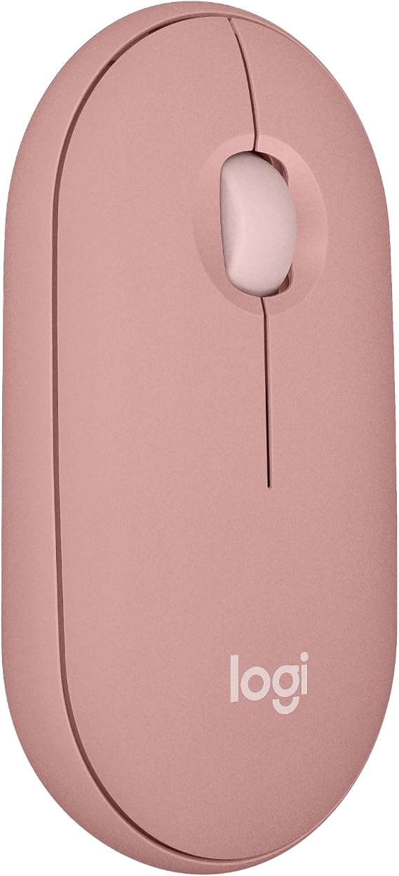 Logitech M350s Pebble 2 Bluetooth Wireless Mouse - Tonal Rose