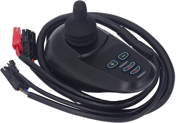 Wheelchair Joystick Controller, DC 24V Electric Wheelchair Controller Brushed Motor Separate Type Wheelchair Joystick Controller with Brake Connector