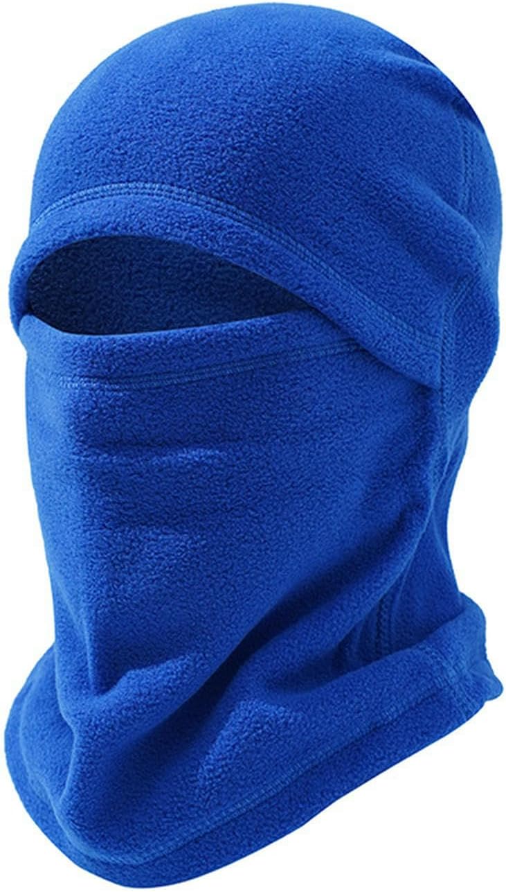Cycling Balaclava Autumn and Winter Outdoor Warm Windproof Face Mask Multi-Functional Cold Protection Neck Warmer-Blue-one Size Fits All