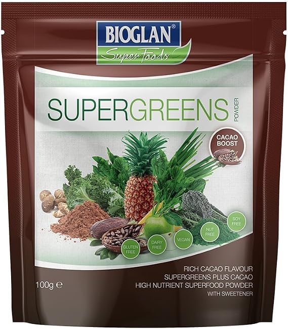 Bioglan Supergreens Cacao Boost