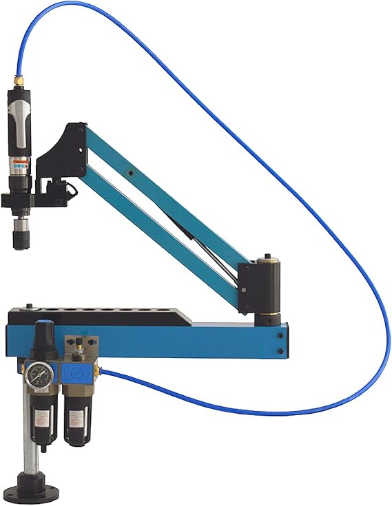 M3-M12 Pneumatic Vertical Type Tapping Machine Tap Collets Air Tapping Machine