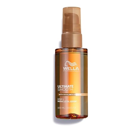Wella Professionals Ultimate Smooth Sérum Miracle Oil - Aceite para el cabello con Escualano y Omega 9 - Cabello Seco, Apagado y Encrespado