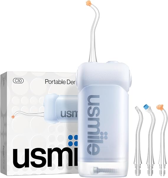 usmile C10 Travel Dental Irrigator, 95 Days Autonomy, Blue