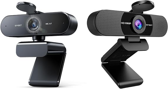 EMEET NOVA 4K PDAF Autofocus and C960 1080P Webcams