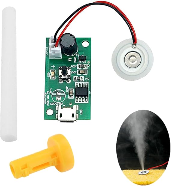 5V USB Humidifier Module for Home - Atomization Disc with Timing Switch