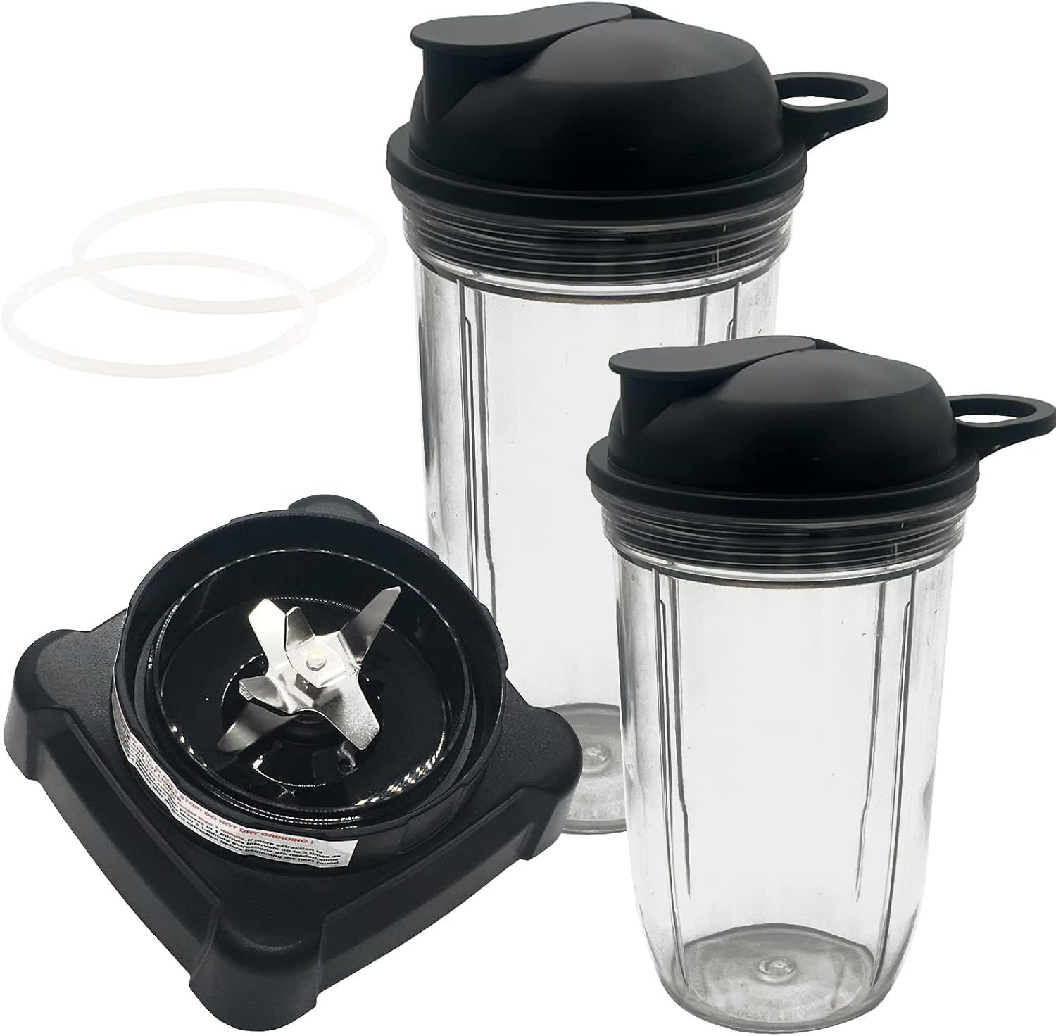 5 in1Replacement update extractor blade and 24oz cup with lid,Compatible with Ninja Mega Kitchen System Blender BL770A 30 BL770 30BL773CO 30BL771 30BL772 30BL780 30BL780CO 30 2  24oz cup