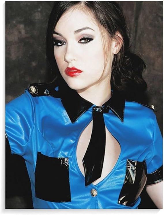 WSXCWQ American Actress Sasha Grey Sexy Art Poster 1 Canvas Poster Wall Art Decor Living Room Bedroom Decor Print Picture Print Unframe-style 24x32inch(60x80cm)