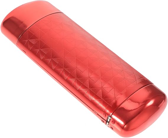 TENDYCOCO Hard Shell Portable Glasses Case Aluminum Metal Eyeglass Case Compact Protective Storage Box for Sunglasses and Eyeglasses Travel Use
