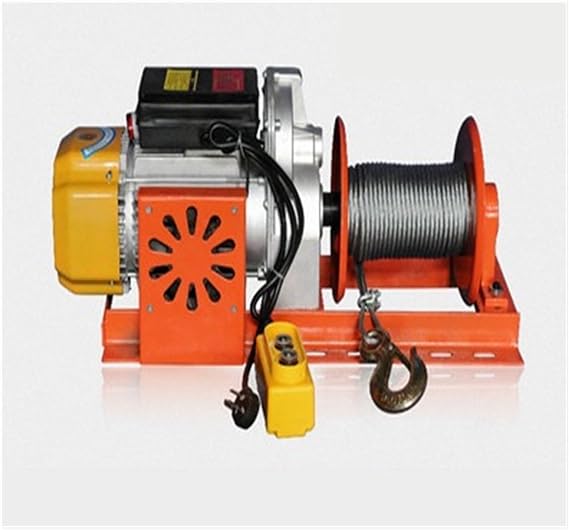 500kg 30m Electric Cable Hoist,Lifting Wire Hanging Crane Tool Electric Workshop Power Gantry Hoist Winch Lifting for Off Road(500kg 60m)