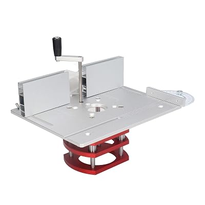 Router with Top Plate, Aluminum Alloy, Universal Type for Woodworking Slotting Trimming Chamfering Table Top Silver