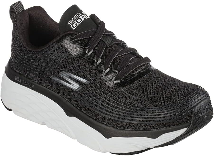 Skechers Max Cushion - 17693 Black/White 8 B (M)