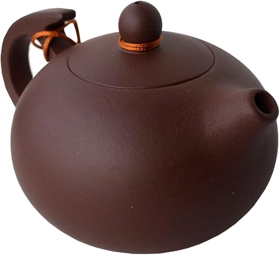 Teapot 270ml Chinese Clay Xishi Pots Red Zisha Genuine Classic for Loose Gongfu Tea (Zini clay)