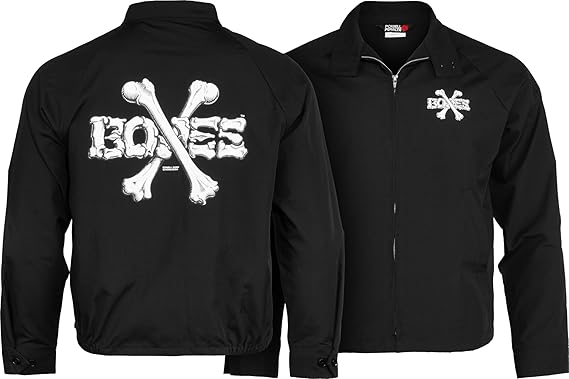 Powell Peralta Cross Bones Jacket, Black, Large