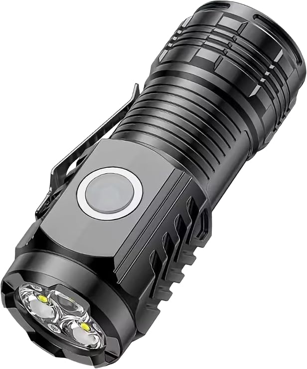 5 Modlu Şarjlı Klipsli Mıknatıslı El Feneri Mini 3 COB LED Lamba Acil Durum Işığı 8433 [Enerji Sınıfı A]