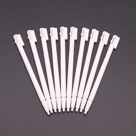 10pcs Touch Screen Stylus Pen Replacement for Nintend DS NDS Game Console Plastic Stylus Pen (White)