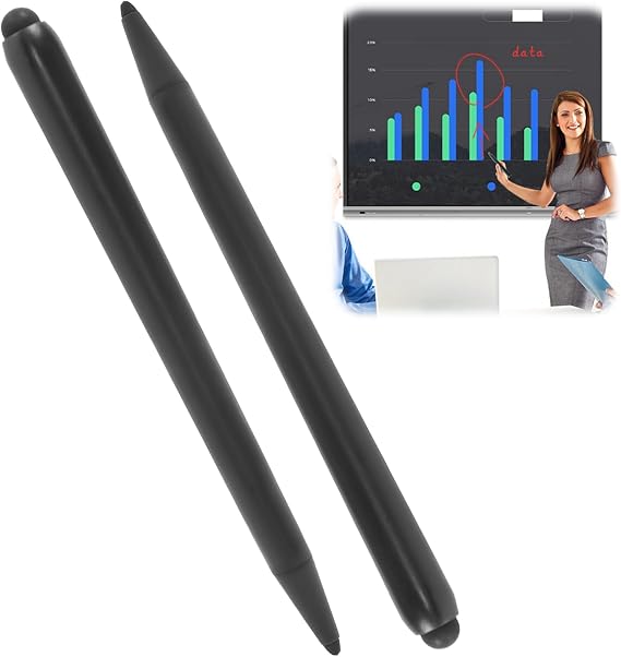 2pcs Stylus Pens for Touch Screen, Interactive ABS Whiteboard Pen