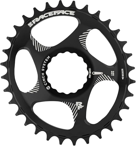 Race Face 91-5605 34 Direct Mount Oval 34T Black 10/11/12S | bike-chainrings-and-accessories