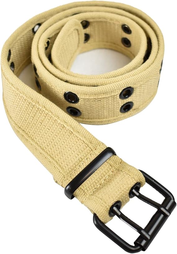 Eurosport Premium Canvas Grommet Belt - WB211 - Khaki XL