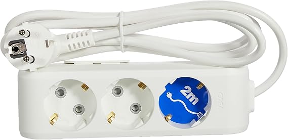 Viko Multi-Let Üçlü Priz Topraklı Kablolu Çocuk Korumalı 2 Mt
