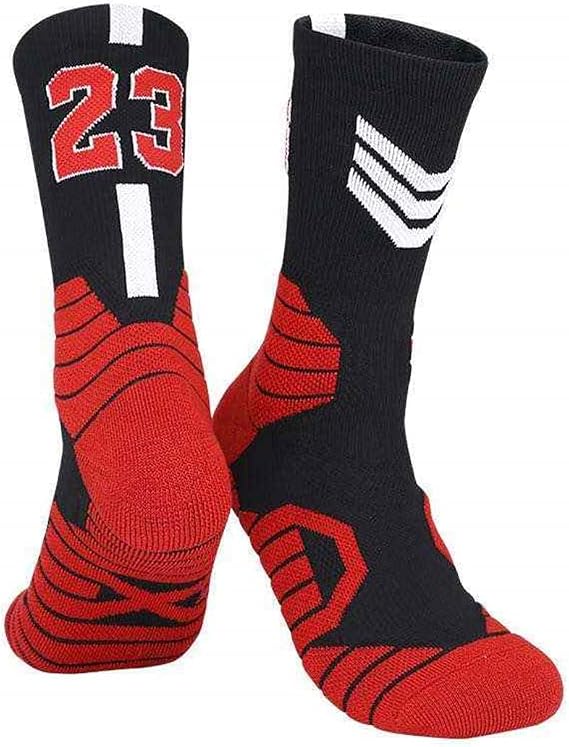 Men's Graphic Basketball Crew Socks (1 Pair)